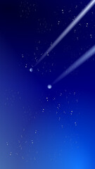 4k screen wallpaper of shooting stars in the night sky
