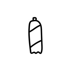 white plastic bottle