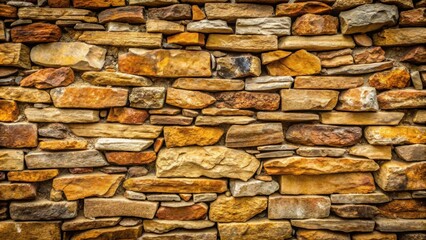 Fototapeta premium Close-up of a rustic stone wall with a natural texture, stone, wall, rustic, texture, close-up, background