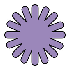 Obraz premium Retro Shape Decorative Element