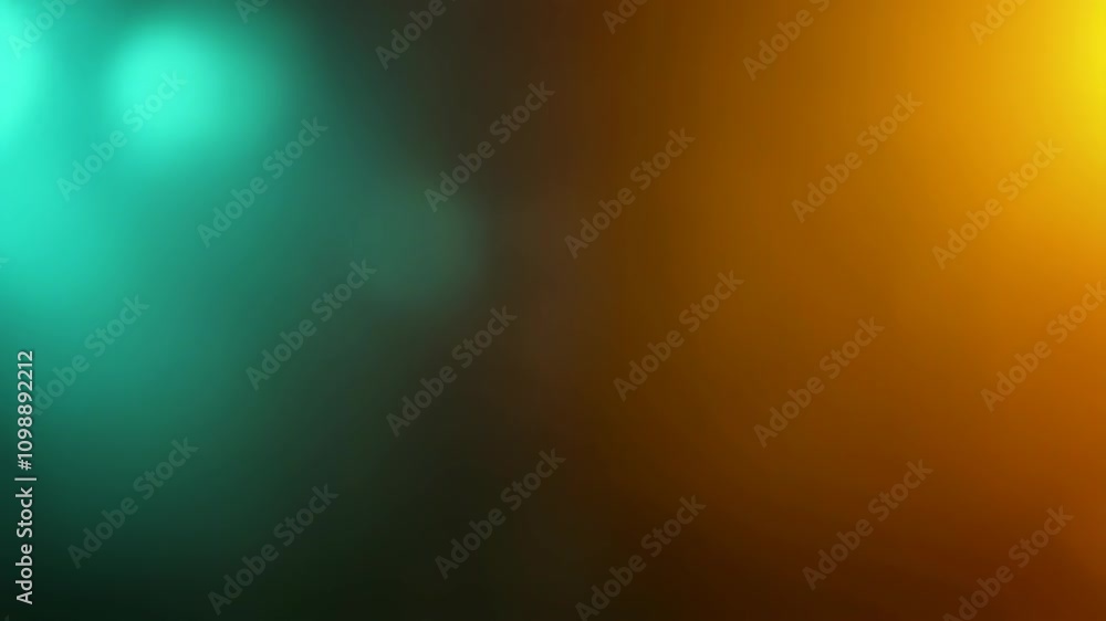Poster soft bokeh lights flicker and fade in a soothing blend of deep red and teal tones, creating an abstr