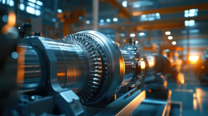 Fototapeta premium Industrial machinery close-up.