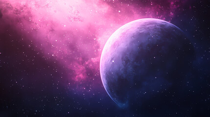 Obraz premium Future retro sci-fi background. grainy texture, universe retro futuristic background. vintage. Sci-fi. Illustration