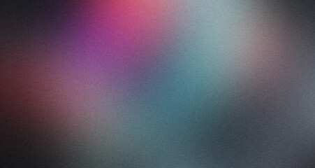 Colorful Abstract Blur with Grainy Noise