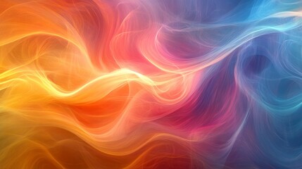 Fototapeta premium Abstract colorful swirling wave background.