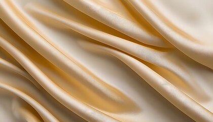 Obraz premium Layered Pale Yellow-Brown Silk with Soft Light