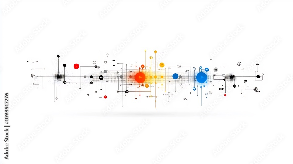 Aufkleber design showcasing a dialogue scene with visual sound frequency elements that emphasize intonation and voice clarity on a clean white background
