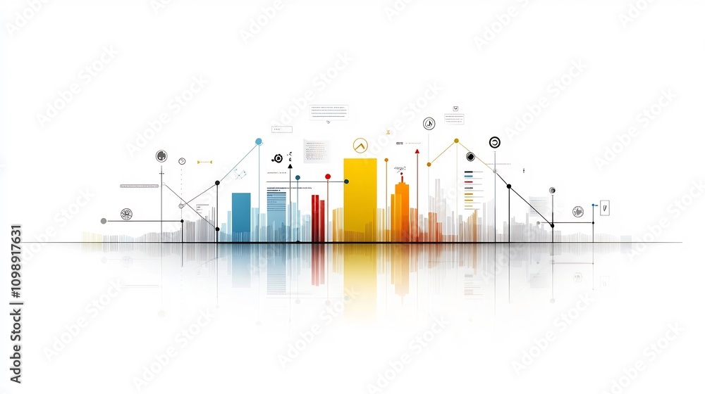 Poster depicting the creative process of in progress featuring clear and dynamic sound waves storytelling s