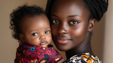 Portrait of a mother holding her newborn, showcasing intimate bond and emotions while reflecting on maternal mental health challenges during postpartum period.