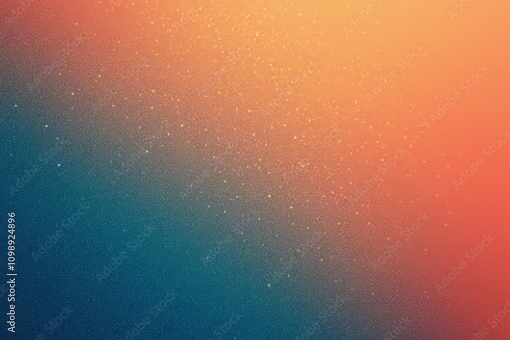 Poster orange blue gradient background abstract texture design smooth colorful ombre matte shimmer