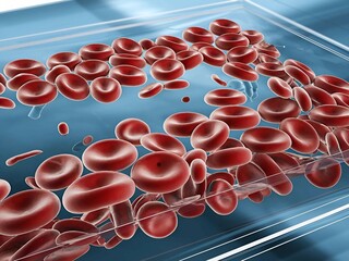 Human body cell concept image 