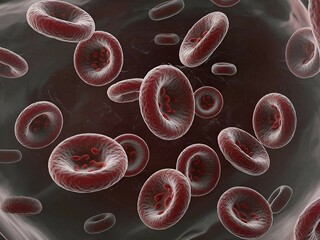 Human body cell concept image 