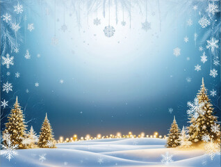 Fototapeta premium winter forest background