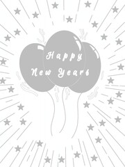 cloud computing concept, Happy New Years