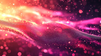 Motion of digital data flow through connected dots and lines in a communication and technology