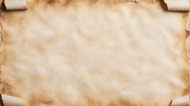 Tranquil Nostalgia - Detailed Faded Parchment for Artistic Backgrounds
