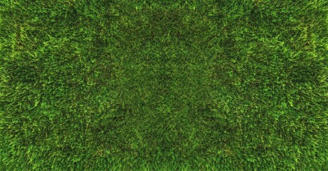 Obraz premium lush green grass texture vibrant turf well-groomed garden