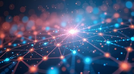 Obraz premium abstract christmas lights