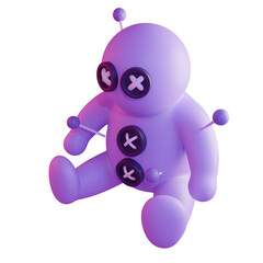 Voodoo Doll Character 3D Design