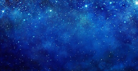 Fototapeta premium Cosmic Night Sky Gradient Background Texture with Stars and Deep Blue Shades