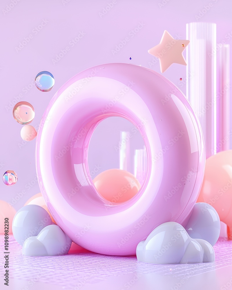 Poster colorful abstract shapes create a playful and modern aesthetic for design projects.