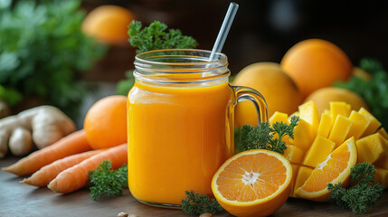 orange smoothie