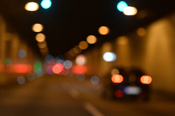 Car speed. Motion. Cars ride. Car in tunnel. Blurred car ride. Driving traffic. Speed riding. Car motion. Speed ride.
