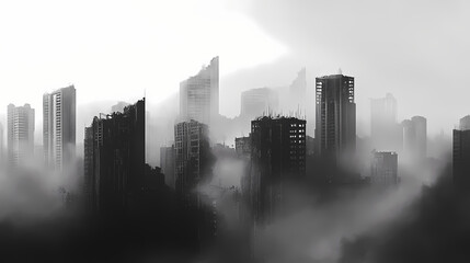 Obraz premium city skyline