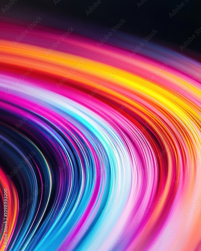 Aufkleber a vibrant swirl of colors blending seamlessly, creating an abstract and dynamic visual experience.