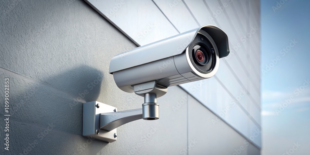 Aufkleber minimalist surveillance systems: motion detection and data security in modern technology