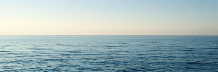 Obraz premium Elegant gold brushstrokes on a tranquil ocean horizon, sea scene, water feature