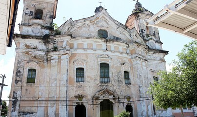 Igreja Nossa Senhora das Mercês em Belém, capital do estado do Pará, norte do Brasil. Construida entre 1748 e 1763