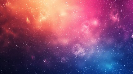 Obraz premium A nebula with a pink, orange and blue gradient.