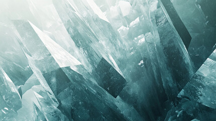 Background with frosty textures and icy patterns in cool blue tones, blending light waves and frozen surfaces for a winter-inspired design, perfect for Christmas backdrops and nature-themed 