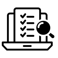 Fototapeta premium review icon like assesment or audit