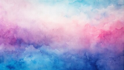 Obraz premium Abstract Watercolor Background Soft Pastel Hues of Pink, Purple, and Blue