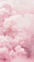 Fototapeta premium soft pink clouds creating the impression of tenderness and airiness 