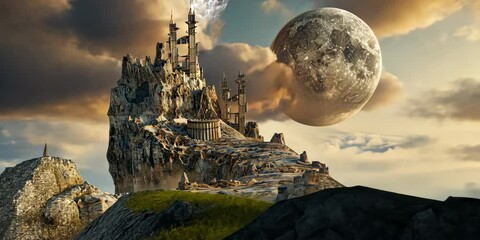 Celestial Outpost of Tranquility, 4K Video - Powered by Adobe