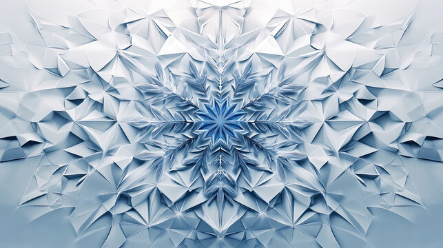 blue snowflake background