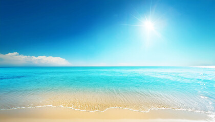 Fototapeta premium sun and sea