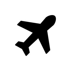 Obraz premium Plane icon vector. Airplane sign and symbol. Flight transport symbol. Travel sign. aeroplane