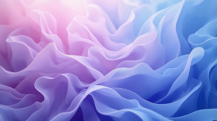 Obraz premium Colorful abstract background with beautifully undulating silk.