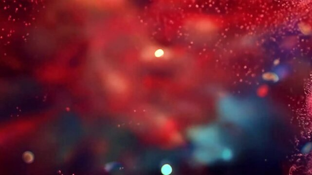 3D Animation of Microscopic View of Red Blood Cells Being Destroyed. 4K. Medical Illustration. 
