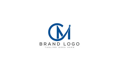 letter CM logo design vector template design for brand.