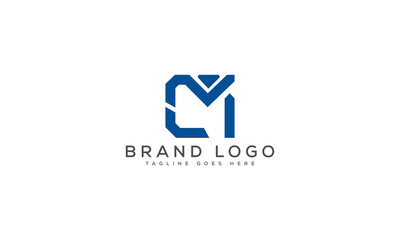 letter CM logo design vector template design for brand.