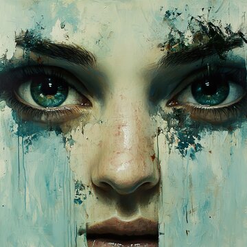 A Cryptic Portrait: An Abstract Exploration of Emotion and Vulnerability