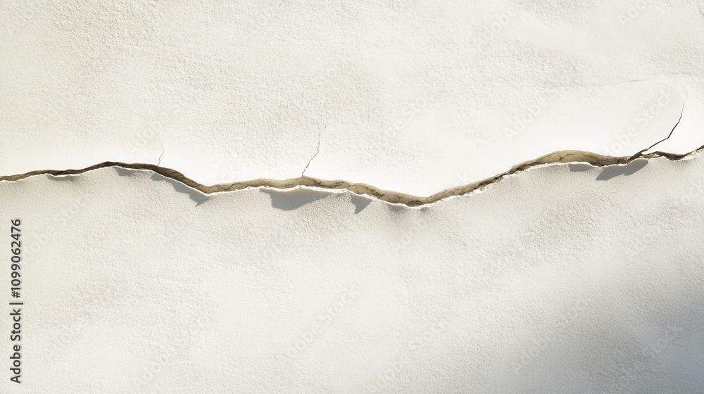 Poster a close-up of a cracked surface, revealing texture and subtle color variations.