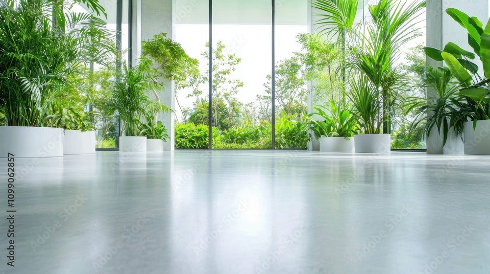 Poster a smooth, polished concrete surface, with subtle variations in color and texture, creating a sense o