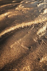 Obraz premium Beach wave close-up