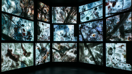 Detailed brain scan images on display screens reveal intricate neural pathways and structures, showcasing the complexity and precision of human cognitive processes